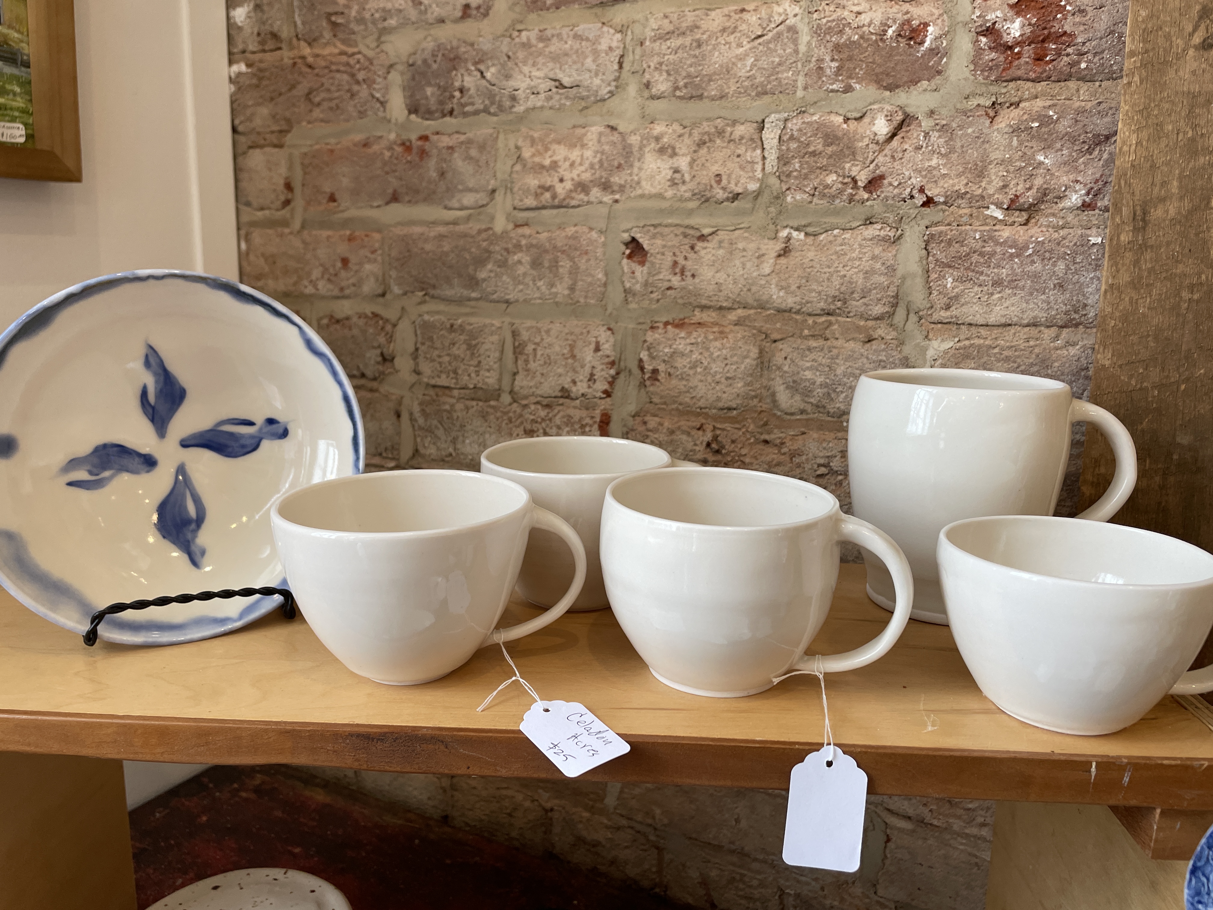 Tom porcelain bowl and mugs